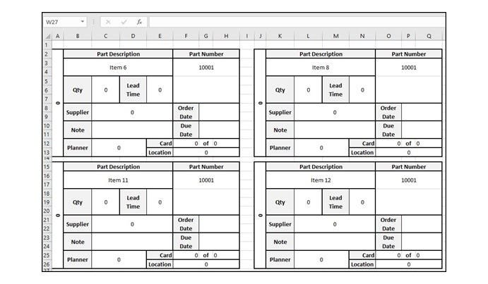 Kanban Card Generator