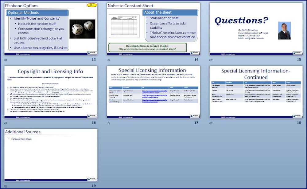 Cause And Effect / Ishikawa Diagram / Fishbone Diagram Training Module ...